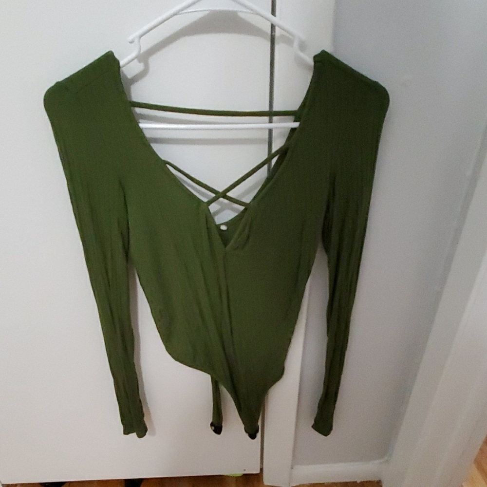 Green bodysuit